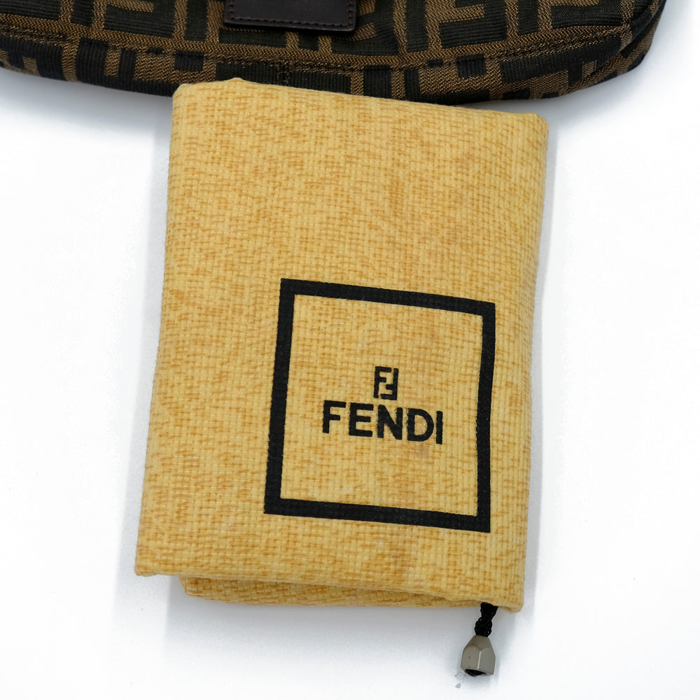 Fendi Brown Zucca Baguette 法棍包