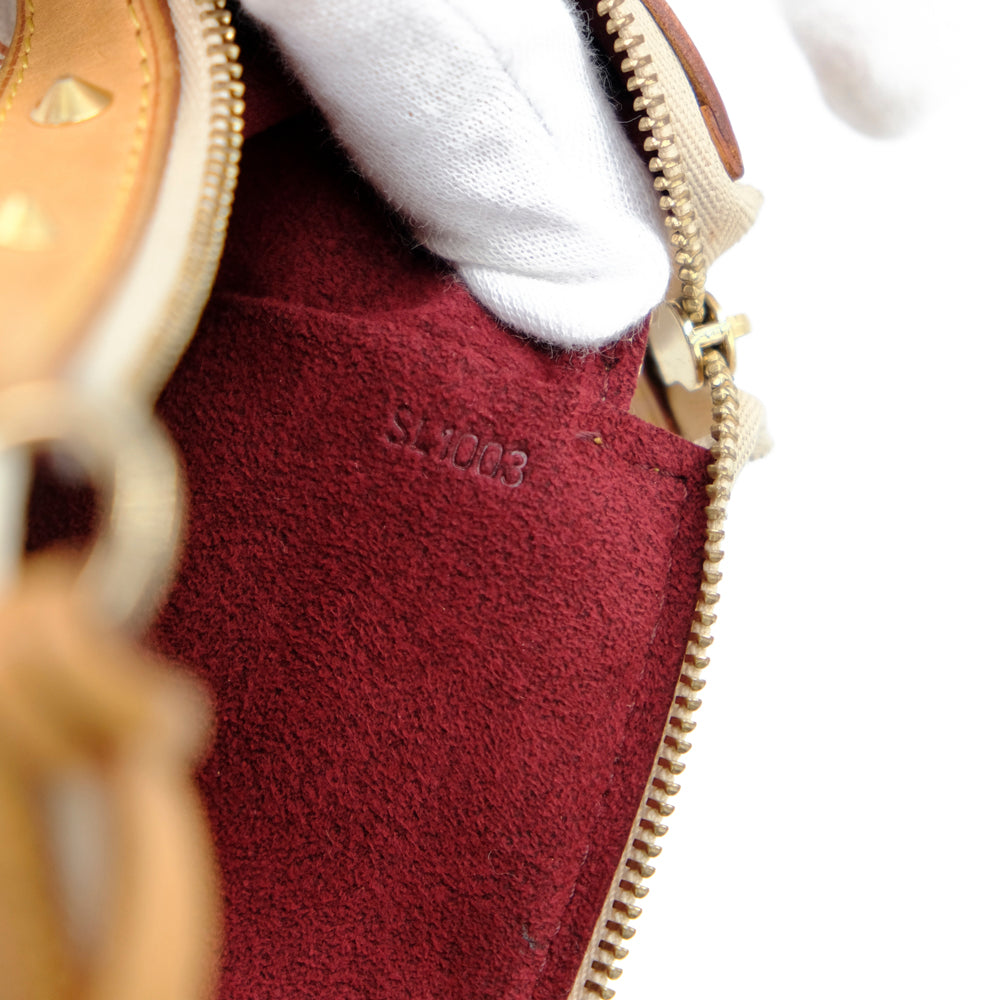 LV x Takashi Murakami Pochette Accessoires Pouch White M92649 白三彩