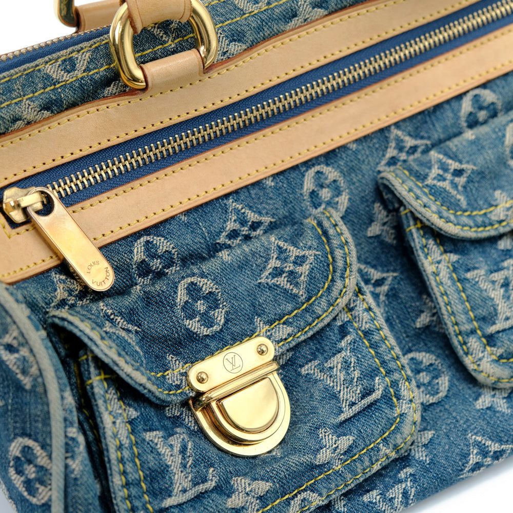 LV Denim Neo Speedy30 M95019 丹寧波士頓包 SP0095